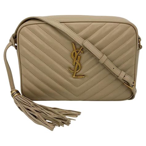 lou camera bag dark beige.